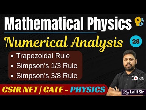 Numerical Analysis | Simpson’s 1/3 Rule, Simpson’s 3/8 Rule & Trapezoidal Rule | PYQs