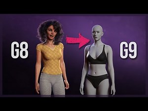 How to convert Genesis 8 Characters to Genesis 9 using the Fit-Suit Method
