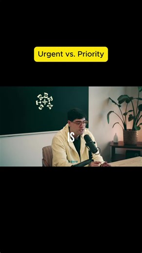 How do you prioritize when things are urgent? Simple. If things are urgent they get prioritized. First. No questions. Here's my system. The first three tasks I do every day are three things that cannot go to the next day. They need to be done today. No exceptions. I focus all my energy on that. Everything else waits. But here's the key question. Is this urgent or is this priority? Know the difference. Urgent means it has to happen now. Today. No delay. Priority means it's important but can wait.