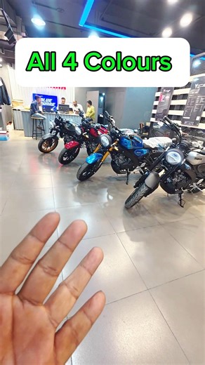All 4 Colours Aapka 🤔 Favourite kon Sa ? Yamaha XSR 155 #bike #yamahaxsr155 #colours #shorts