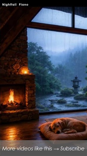 Sleep Piano Music for bedtime calm | Slow piano music for deep sleep #relax #ambientpiano #rain