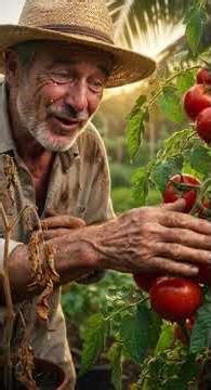 I Grew 10X More Tomatos With This Method #fypシ゚viral #gardening #viralshorts#tomatoes #facts #plants