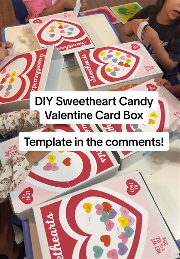 DIY Sweetheart Candy Valentine Card Box