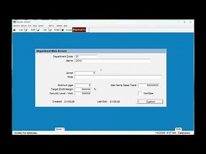 Departments & Categories