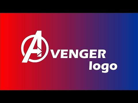 How to create Avengers logo || Coreldraw tutorial || Graphic designing