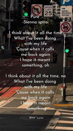 Pure 🎼song Sienna spiro✨🎧 #lyrics #song