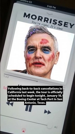 Morrissey Announces New Album Make Up Is A Lie! Sire Records Return & 2026 Tour Updates