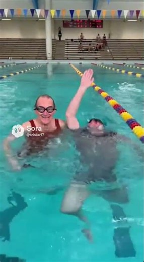 Synchronized swimming