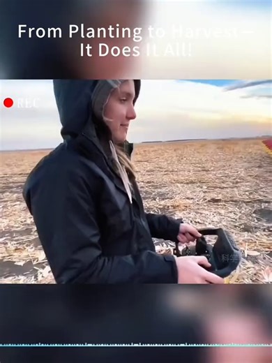 From Planting to Harvest—It Does It All!#foryou#fyp#foryoupage#FarmingTech#BigMachines | Laugh Lab