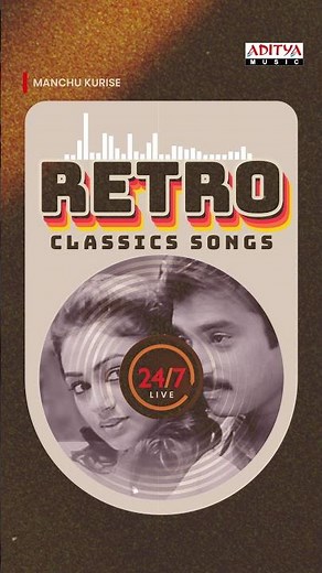 Step back into an era of evergreen melodies. 🎙️💛 Listen to RETRO classic songs, streaming 24/7 LIVE