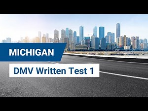 2024 Michigan DMV Written Test #1