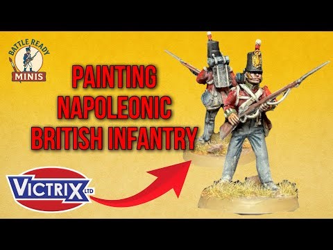 Napoleonic British Infantry | 28mm Painting Guide | Victrix Miniatures