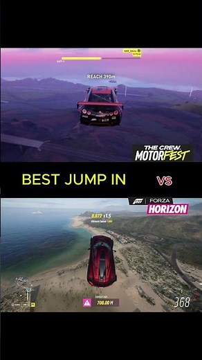 MY BEST JUMP CREW MOTORFEST Vs FORZA HORIZON 5 #shorts