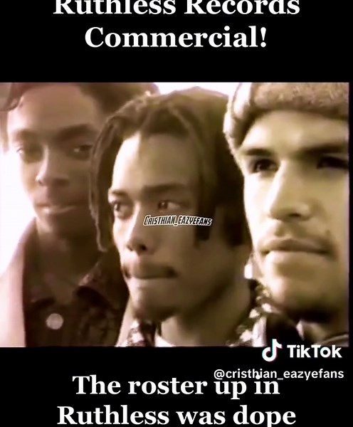 Ruthless Records Commercial featuring Eazy E and Iconic Rappers
