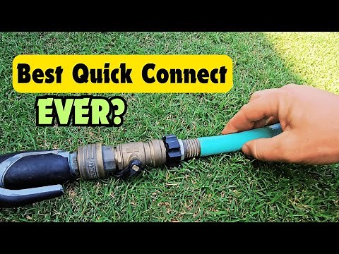 The Best Hose Quick Connect Fittings + 4 Indispensable Lawn Tools