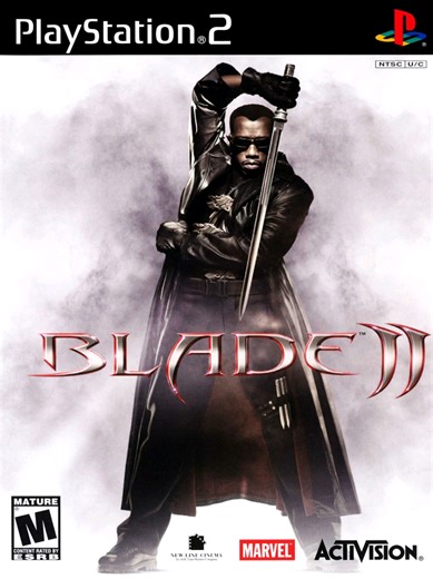 🧛 Blade II (2002) is a third-person action beat-’em-up based on Marvel’s famous vampire hunter. Developed by Mucky Foot Productions and published by Activision, it released for the PlayStation 2 and Xbox. The game acts as a follow-up to the film Blade II, placing players back in control of the Daywalker as he hunts a dangerous new vampire threat. You play as Blade, the half-human, half-vampire warrior trained to eliminate the undead. After discovering evidence of a powerful new vampire strain, 