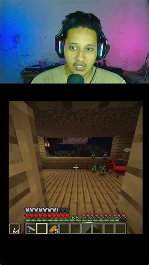 horror mod plus gun Minecraft #minecraft #hamplu #reaction