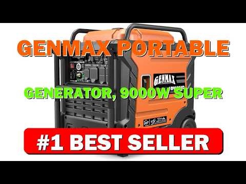 GENMAX Portable Generator, 9000W Super QuietDual Fuel Portable Engine with Parallel Cap - B09QGFR3D4