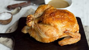 Classic Roast Chicken with Pan Sauce