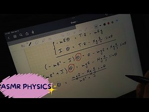ASMR Physics ⚛️ - Solving a Real University Exam (Classical Mechanics)📚🎓 PT. 2