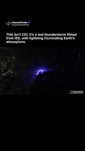 This Isn't CGI. It's Earth from Space 😳⚡
