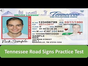 Tennessee Road Signs Practice Test