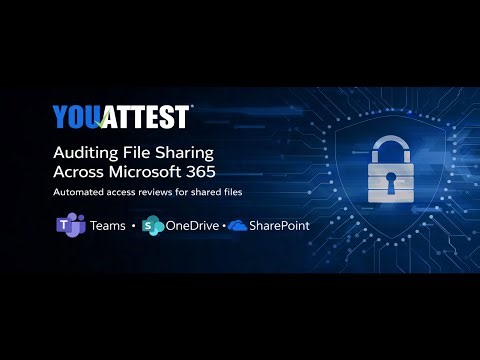 Auditing Microsoft 365 File Sharing: OneDrive, Teams & SharePoint | YouAttest Demo