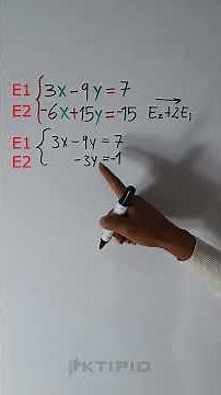 🚀 Gauss Jordan explained in short 🎯 2x2 system