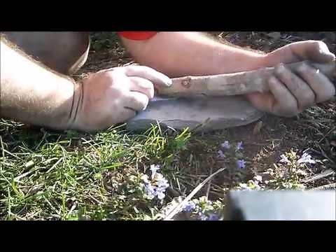 Rudiger Roll : The Caveman Concept - No Tools Fire Roll Friction Fire - Primitive Fire Making