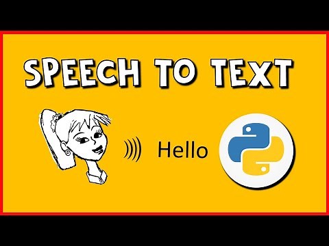 Speech to Text with Python - Speech Recognition - From Microphone 😀👍