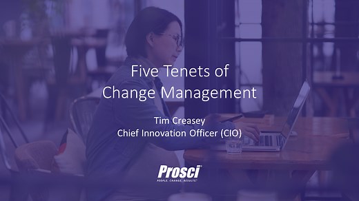 Five Tenets of Change Management