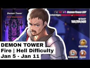 Demon Tower: Fire | Hell Difficulty - Jan 5 to Jan 11 (Sword Master Story)