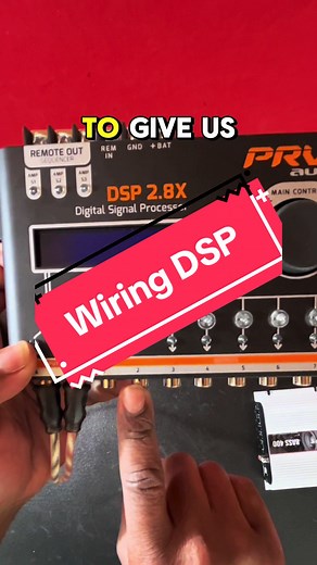 How to connect a DSP Digital Signal Processor. Unlock the power with a PRV 2.8 Dive into the world of premium audio enhancement with PRV 2.8. Connect and conquer for an unparalleled listening experience! #chuchero #taramps #banda #pioneer #jlaudio #hifi #alpine #hertz #audison #focal #timpano #foryou #parati #comandoaudio #yraudio #knukoceptz #caraudio #subwoofer #sub #sounds #music #musica #chipeo #chipeord #kitipo #socal #LA