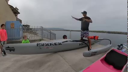PADDLE SPORTS BASECAMP Flipping lesson (Huli Drill). Here’s a clip from our dry land lesson on how to right your oc1 after you flip over. This is the strategy I teach kids to help them safely and quickly right their canoe. This lesson comes right before we learn how to float the ama 😉 @puakeadesigns @hippostick @virusintl @officialmauijim @paddleninjatraining @404basecamp #puakeadesigns #404basecamp #hippostick #dannyching #paddlesportsbasecamp #oc1 #outrigger #outriggercanoe #paddling | Danny 