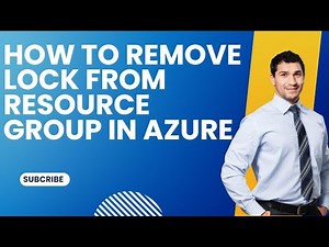 How to remove lock from Resource Group in Azure