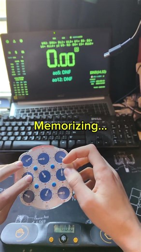 Day 2 of solving clock until I'm sub-6!! #cubing #rubikscube #speedcubing #all