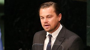 Leonardo DiCaprio Gives Earth Day Speech at UN (Video)