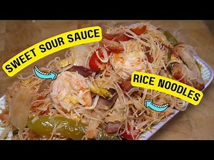Ha Moon Chow Mei Fun (Chinese Sweet Sour Rice Noodles) | Wally Cooks Everything