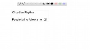 What evidence indicates that humans have an internal biological clock? | Numerade