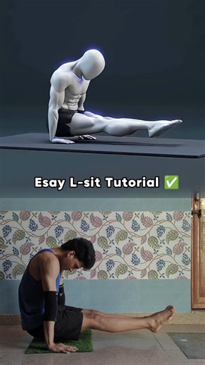 L-Sit Step-by-Step (The FAST Way) 🚀✅ #calisthenics #fitness #shorts