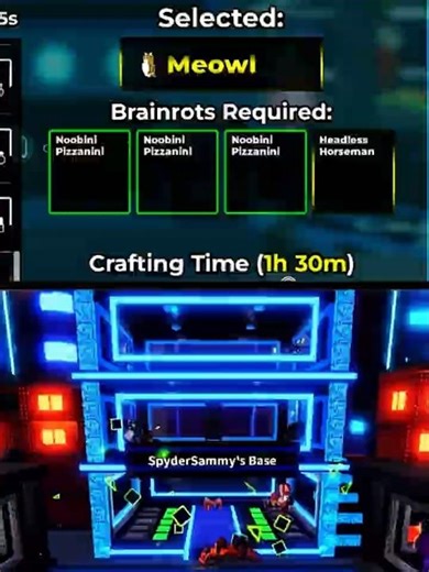 NEW CYBER BASE AND OG MEOWL IS CRAFTABLE! 🤖🐱 | Roba un Brainrot