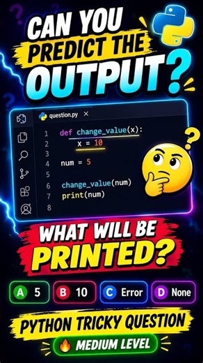 Python Function Tricky question | python concepts | learn python | Coding #python