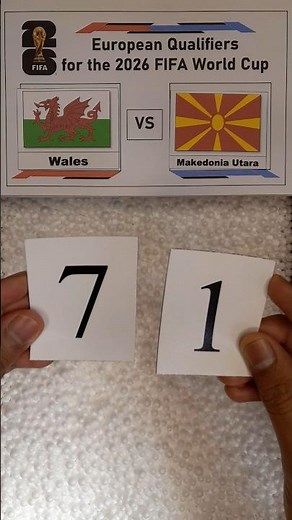 Worldcup Qualifiers: Wales vs North Macedonia score result (7-1) #wales #northmacedonia #worldcup