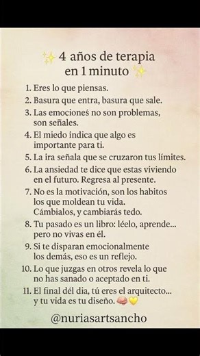 ✨ Todo cambia cuando empiezas a mirarte de verdad.