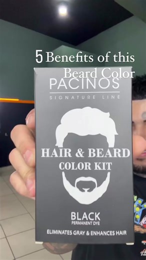 ⚡️What is a color kit for your beard Pacinos Hair and Beard Color Kit is designed to help the everyday man color their beard at home. You can also use this product for your hair but in this video our model uses this on his beard to fill in those light areas to make his beard look fuller. 📲 SHARE this Video With A Friend !! 💾 SAVE this video for later !! ✍🏻Write PSL in the comments for a DISCOUNT CODE of 25% OFF and we will DM you directly. Its Good For 👇🏼 ▫️Filling in Empty Gaps ▫️Covering 