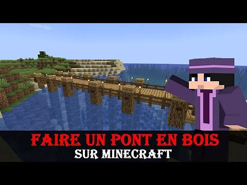 [TUTORIAL] How to make a wooden bridge in Minecraft 🌉