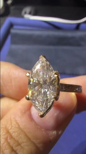 3 Carat Marquise Lab Diamond Ring 💎🌿