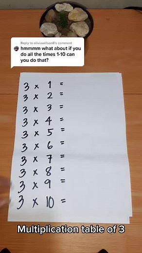 Math Trick: Multiplication Table of 3