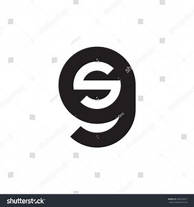 Initial Logo Gs Sg S Inside Stock Vector (Royalty Free) 606656027 | Shutterstock