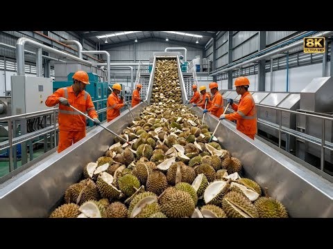 Inside a Modern Papaya Factory: From Farm to Dessert (Full Process)